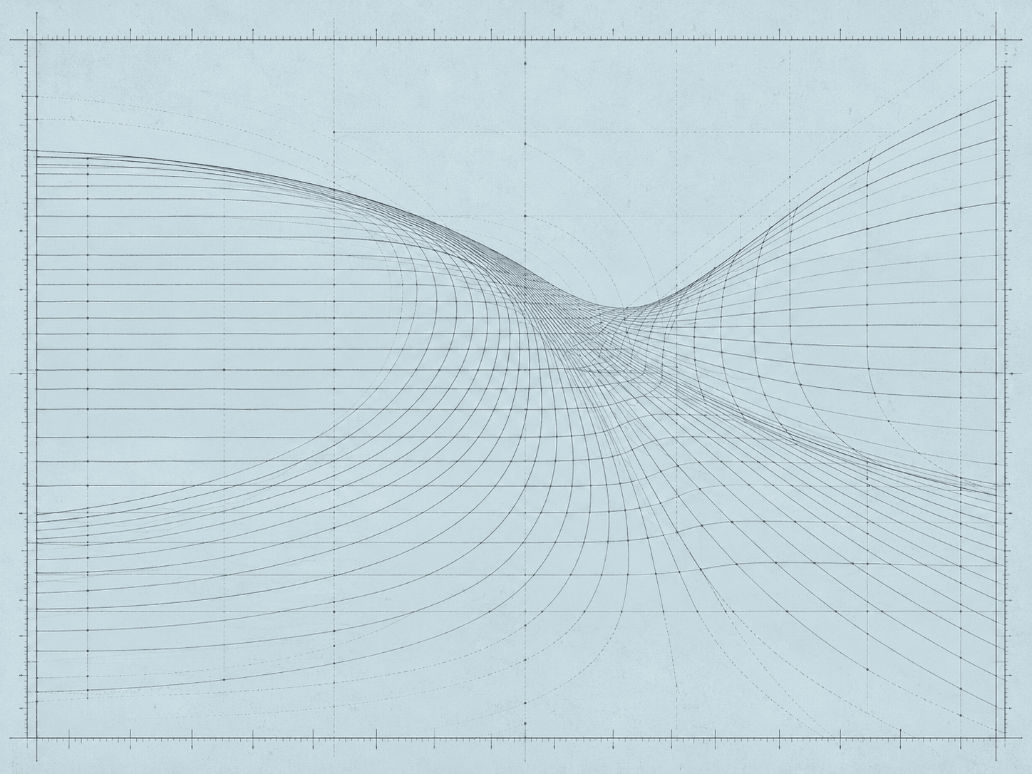 versioned context curvature — editorial illustration