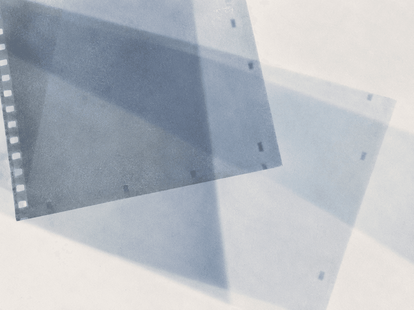 microfilm overlap — editorial illustration