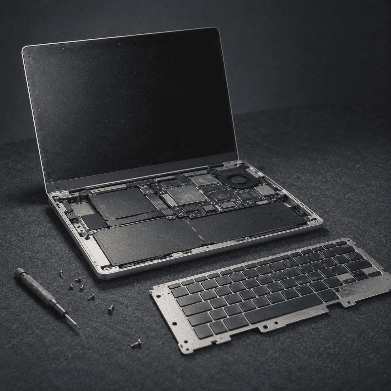 portable machine study — editorial illustration