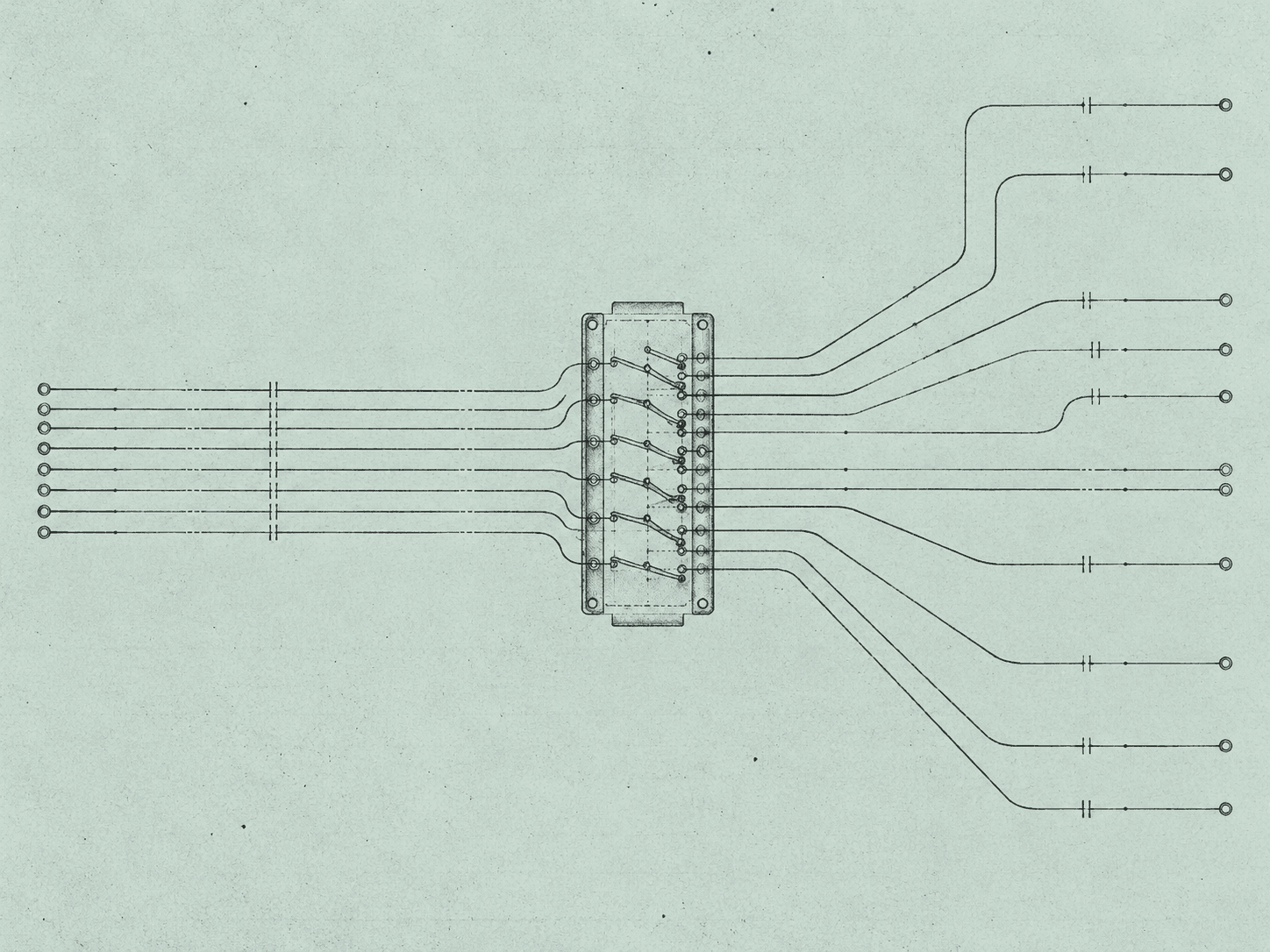 transmission junction — editorial illustration